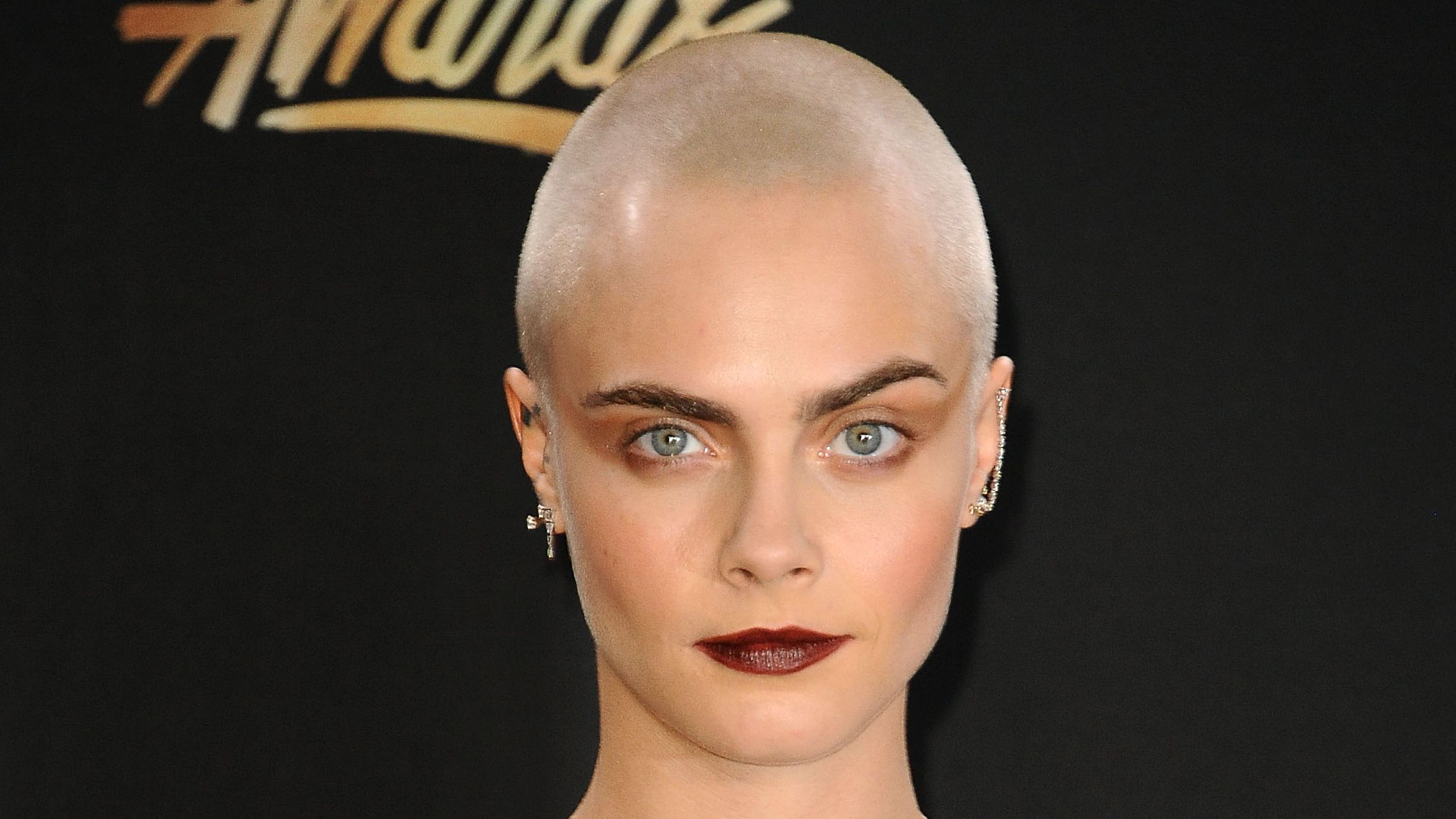 Cara Delevingne "Tattooed" the Back of Her Head for the MTV Movie Awards | Allure