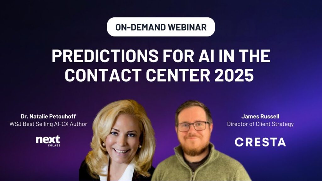 Predictions for AI in the Contact Center 2025