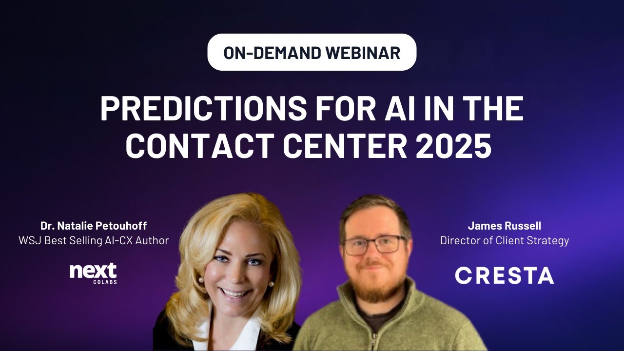 Predictions for AI in the Contact Center 2025